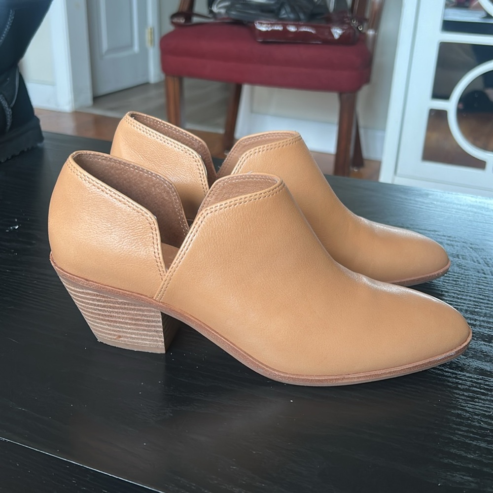 Madewell Camel Leather Loafers